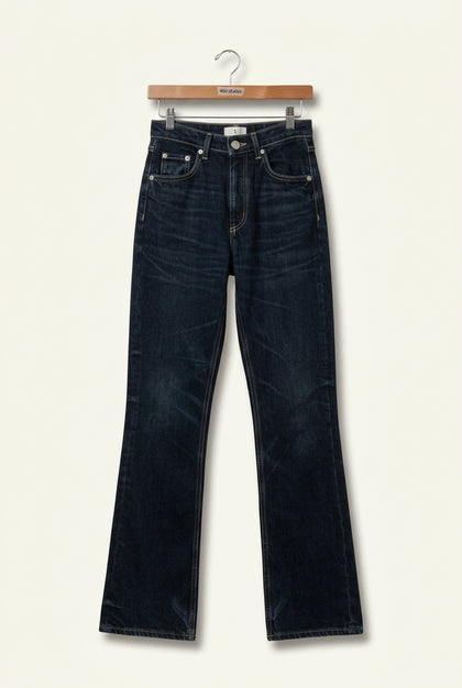 Zara Denim Jeans High-Waisted Dark Blue Ladies Size 4