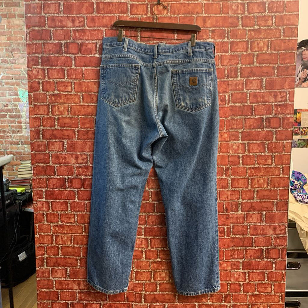 Carhartt Denim Jeans Wide Leg Blue Men’s Size 38