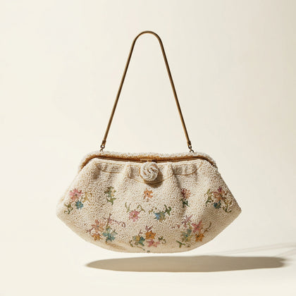 Vintage Walborg Antique Beaded Purse Made in France