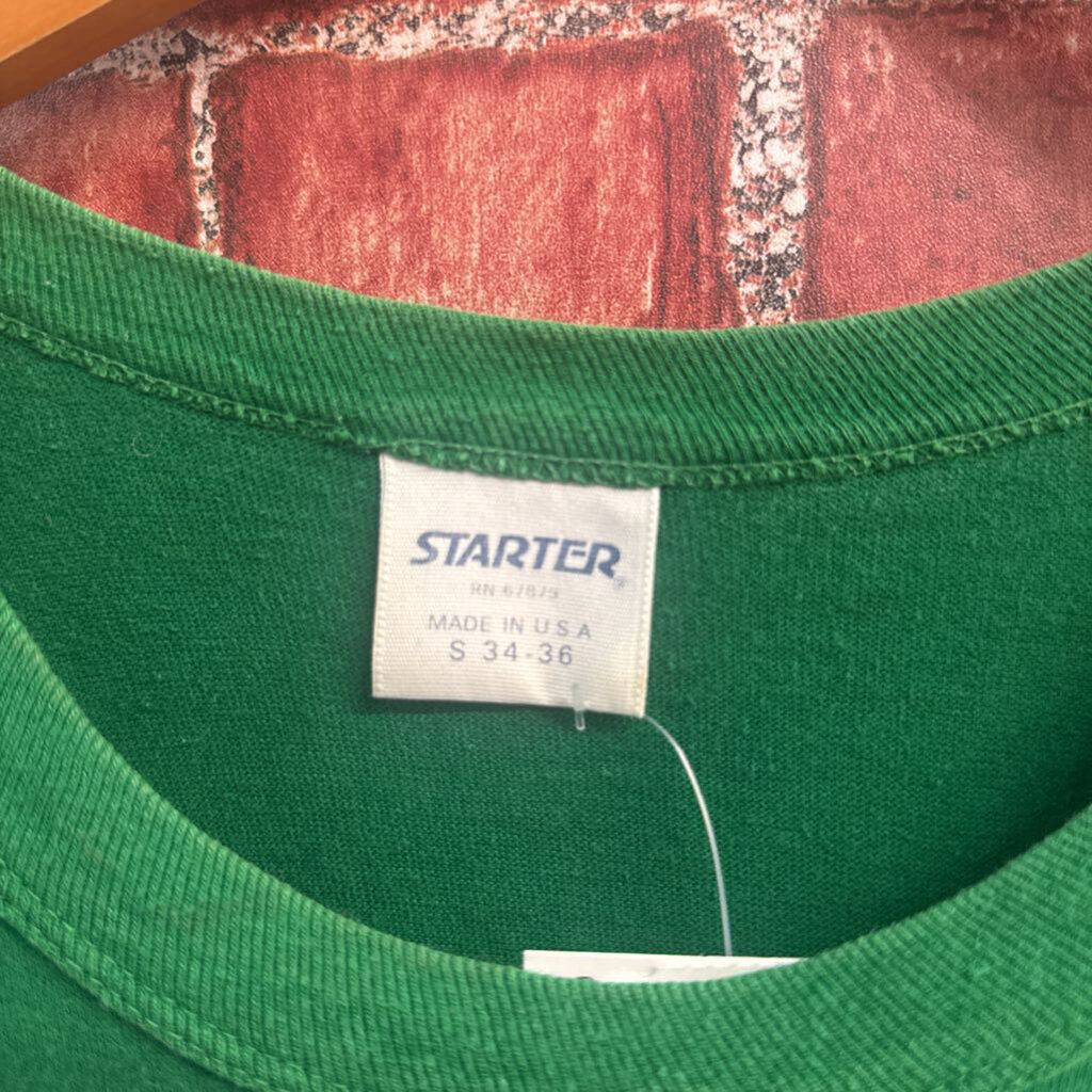 Starter Vintage Celtics Tee Green/White Men’s Size S
