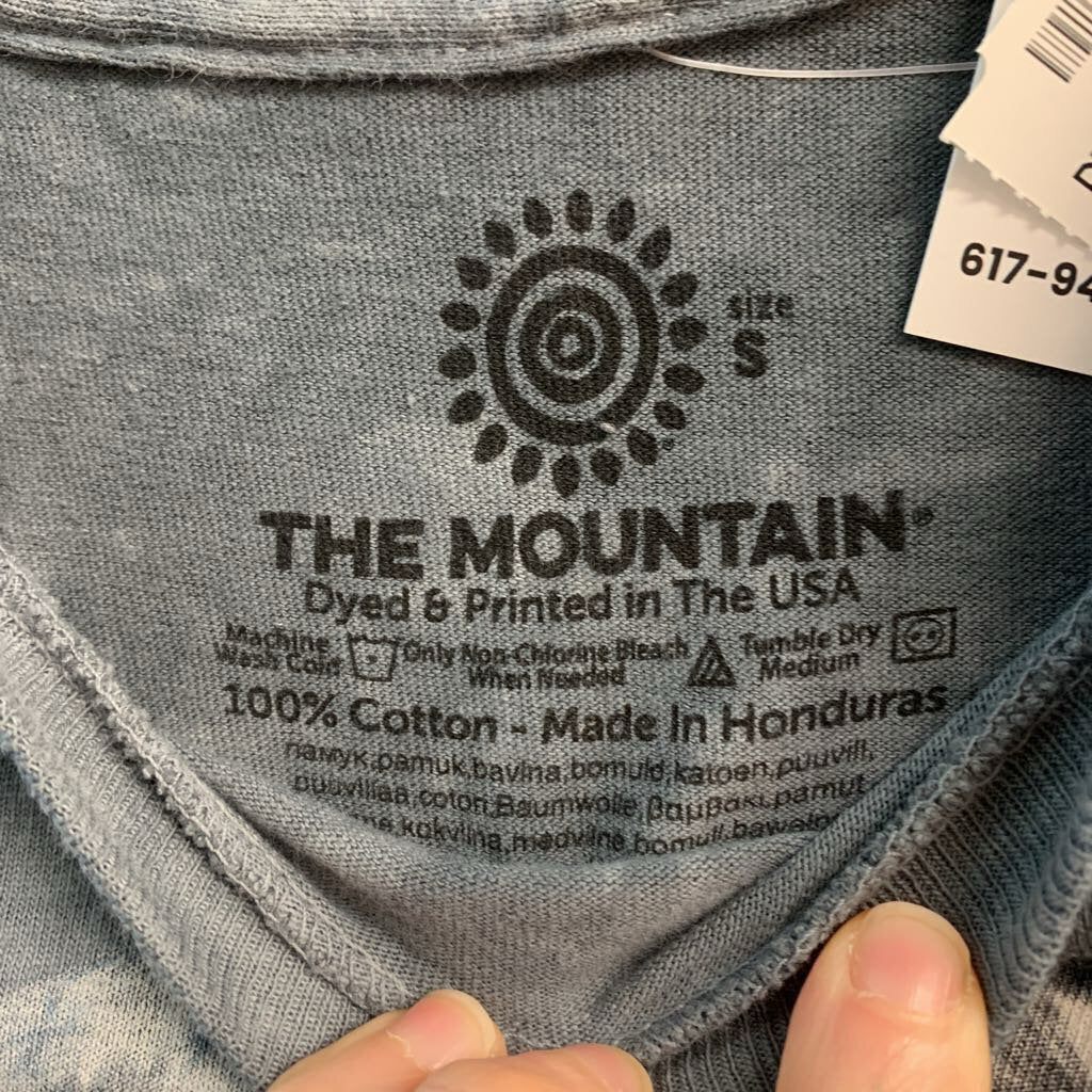 The Mountain Tee Black Bears Grey/Black Men’s Size S