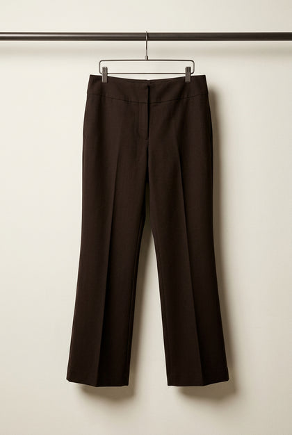 Eileen Fisher Linen Trousers Black Ladies Size L