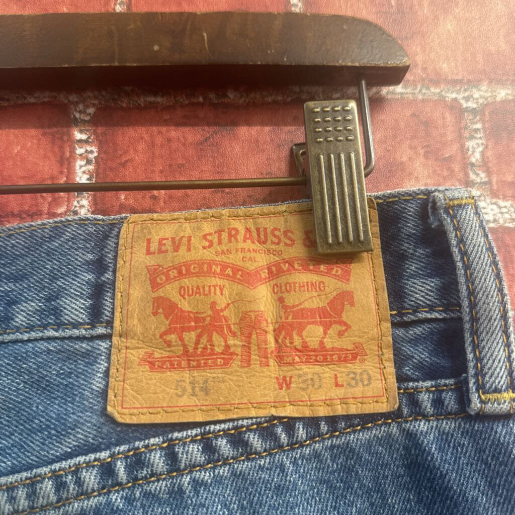 Levis 514 Jeans Straight Blue Men’s Size 30x30