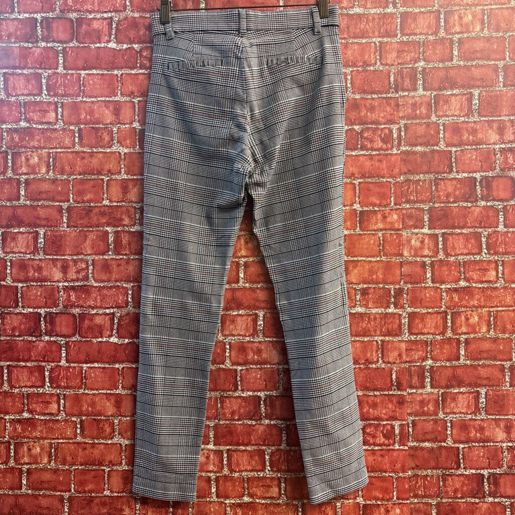 Gap Legging Pants Plaid Grey/Red Ladies Size 2