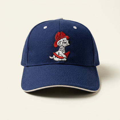 Adjustable Cap Dalmatian Firefighter Navy/Red/White