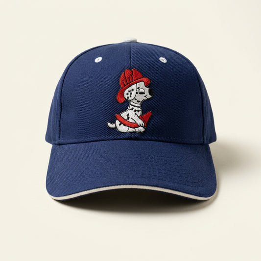 Adjustable Cap Dalmatian Firefighter Navy/Red/White