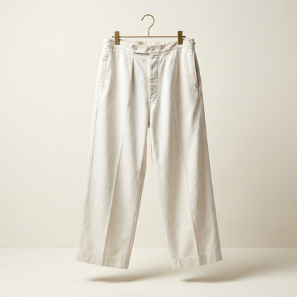 Vintage German Military Trousers 1967 White Size 21 AS-IS Men’s Size 34