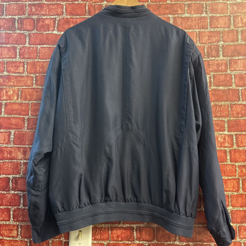 John Slim Vintage Bomber Jacket Navy AS-IS Men’s Size L