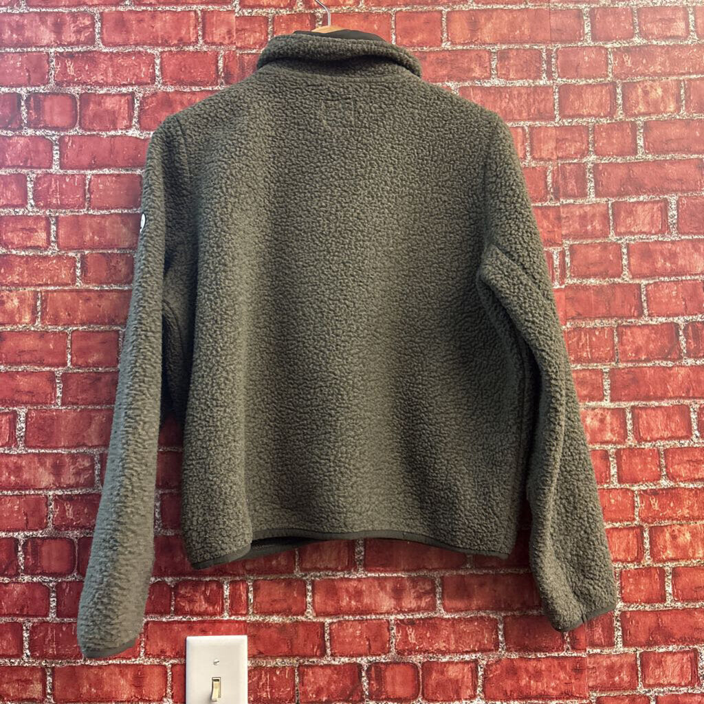 Vuori Fleece Jacket Olive Ladies Size S
