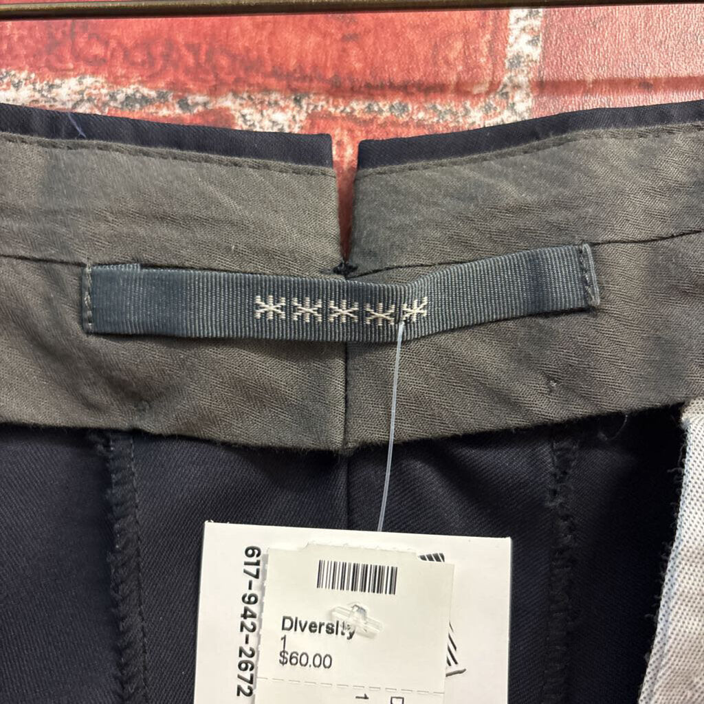 Ermenegildo Zegna Tailored Wool Dress Pants Navy Size 50