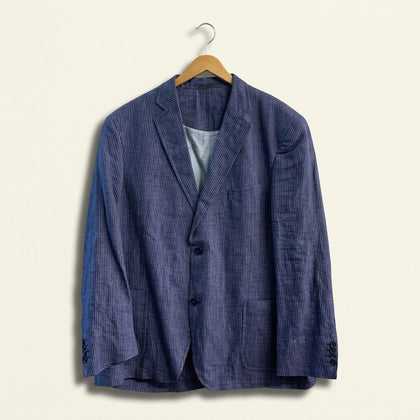 Max Clothing Blue Pinstripe Blazer Men’s Size 48