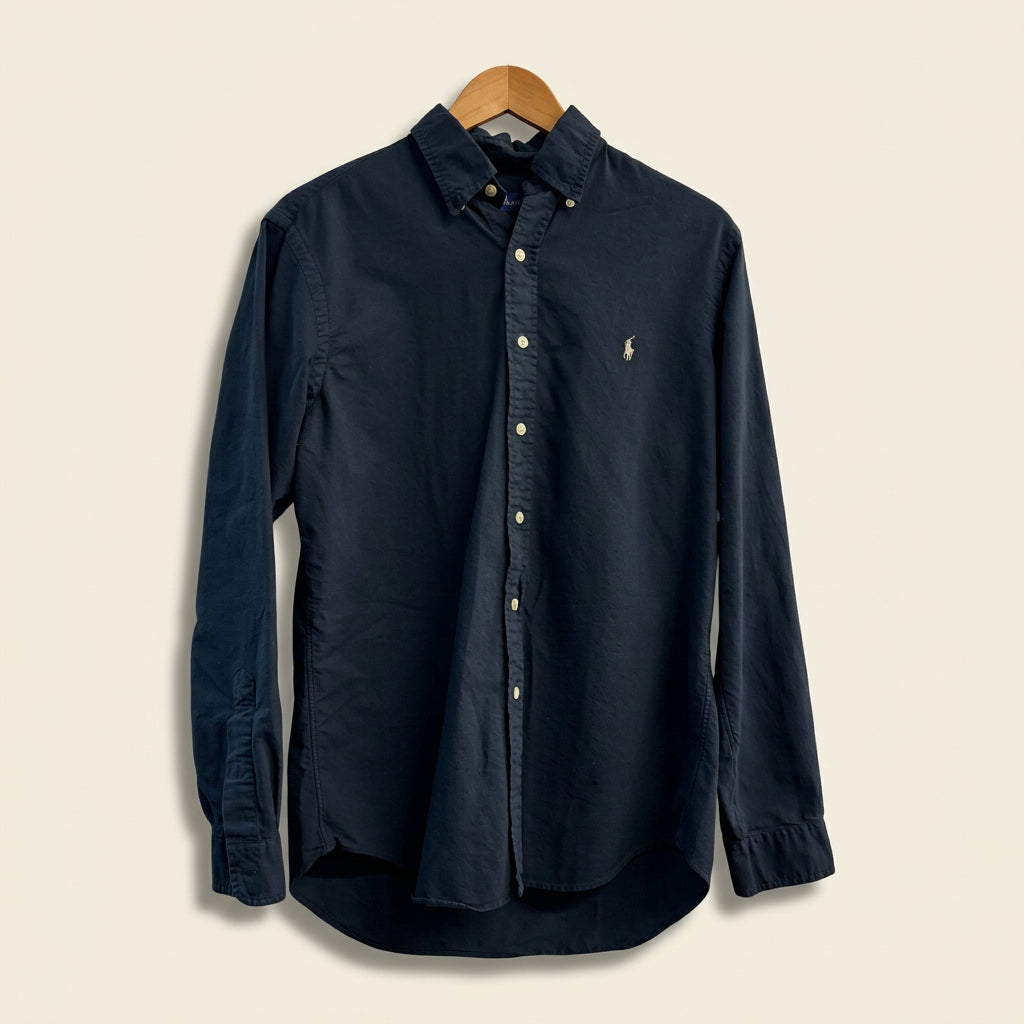 Ralph By Ralph Lauren Button Up White Buttons/Black Men’s Size M