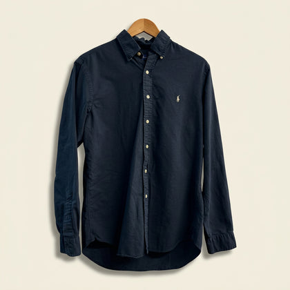 Ralph By Ralph Lauren Button Up White Buttons/Black Men’s Size M