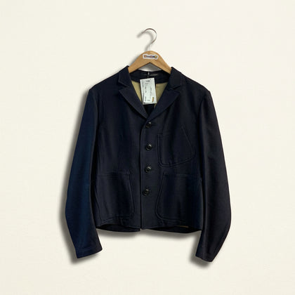 Yohji Yamamoto Y's Collection 1997 Jacket Navy Blue Wool Men’s Size 2