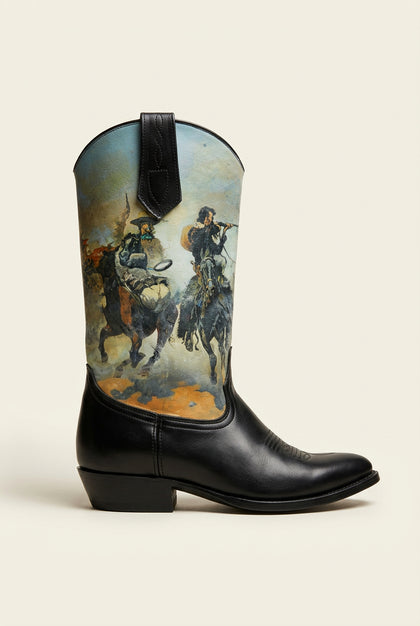 Seychelles Vintage Image Panted Cowboy Boots Size 6.5L
