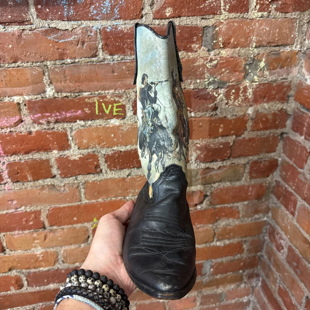 Seychelles Vintage Image Panted Cowboy Boots Size 6.5L