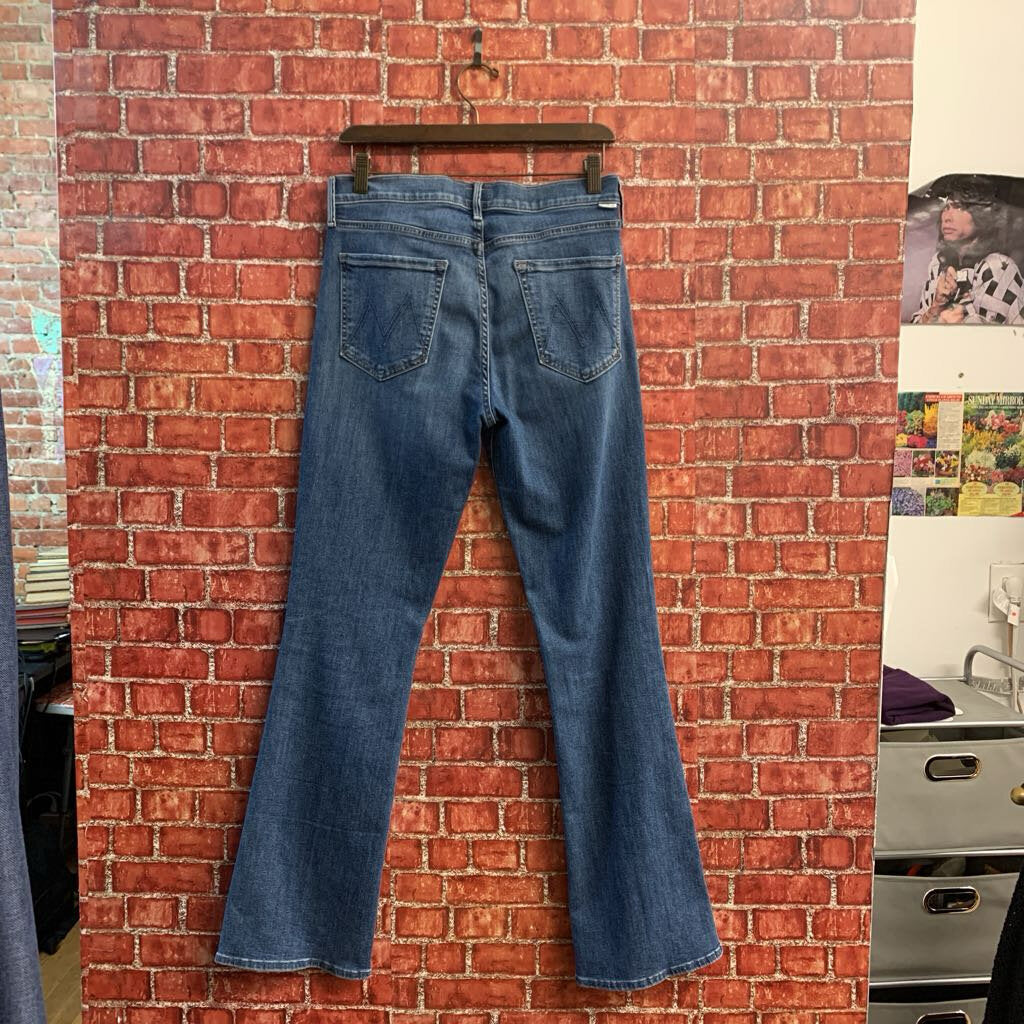 Mother Jeans Boot Cut Stretch Blue Ladies Size 30