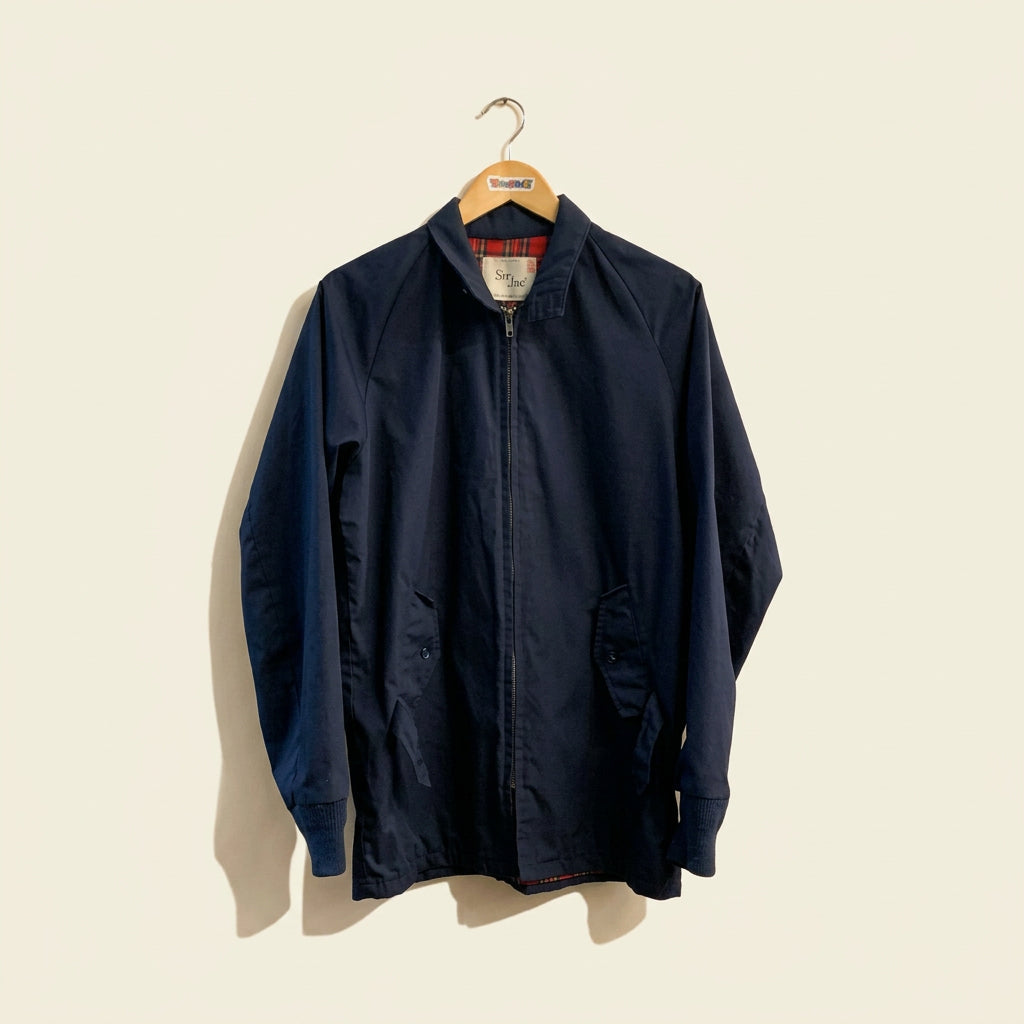 Sir Jac Vintage Jacket Zip Navy Size 38