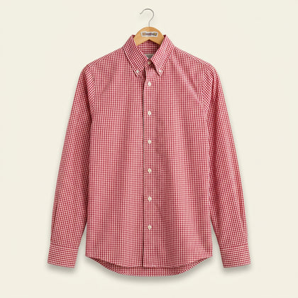 Jack Spade Red Check Pattern Button Down Men’s Size XS