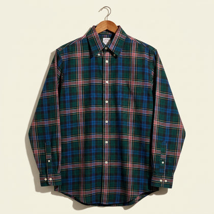 Brooks Brothers Green Plaid Button Down Men’s Size M