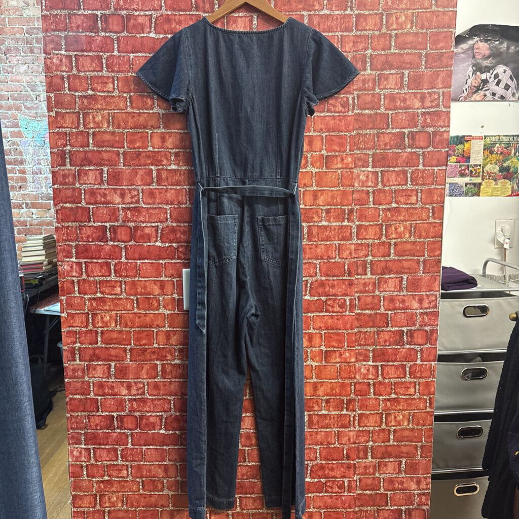 Paige Blue Denim Jumpsuit Ladies Size S