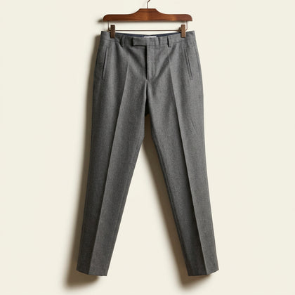 A.P.C. Trousers Herringbone Wool/Cotton Grey Men’s Size M