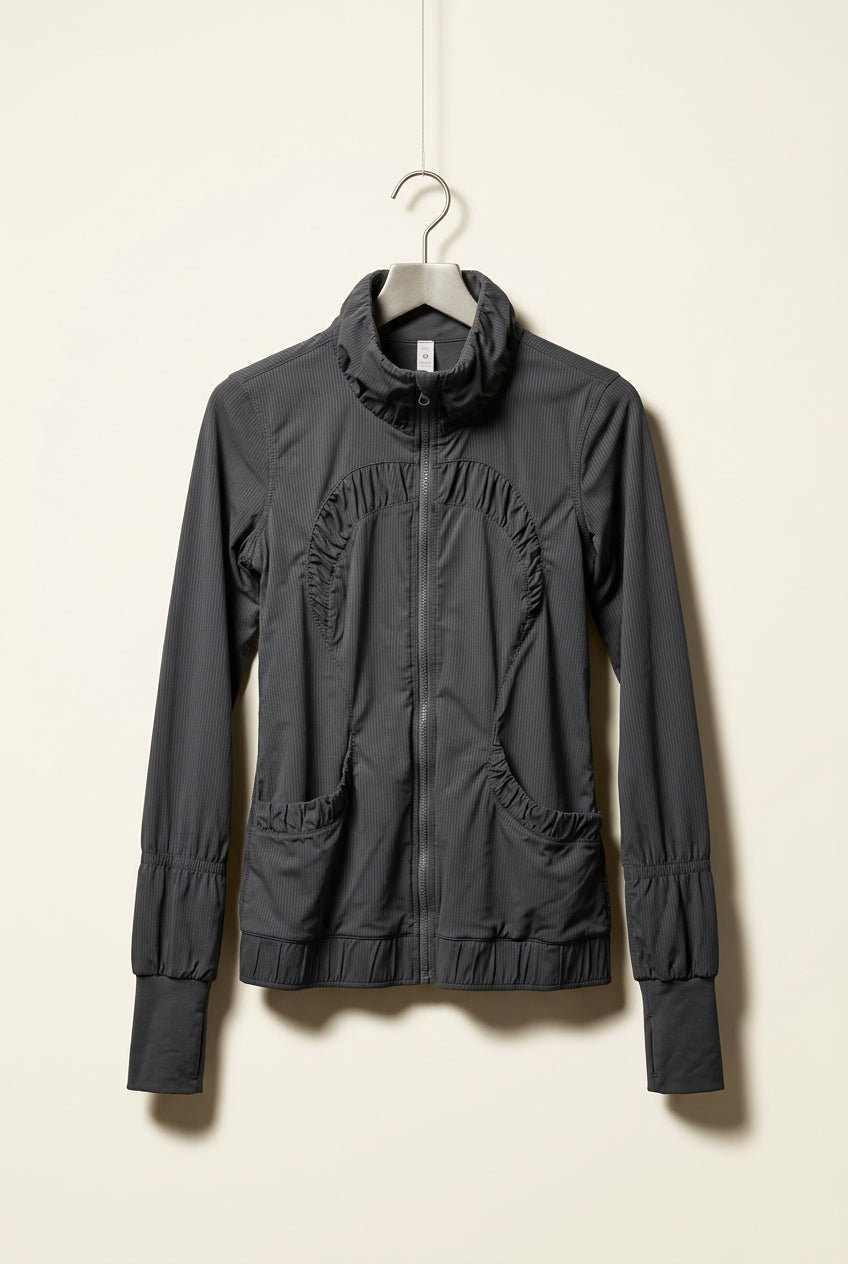 Lululemon Grey Full Zip Jacket Ladies Size S