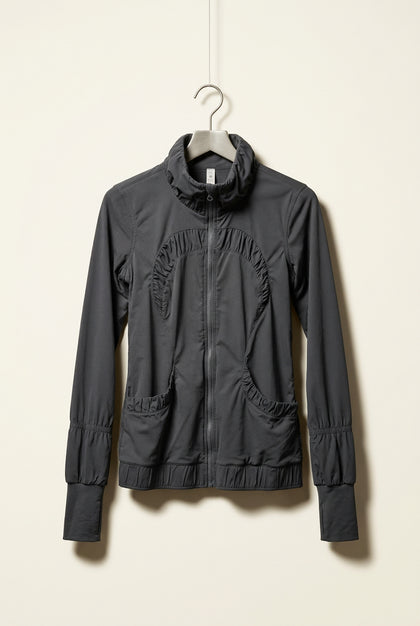 Lululemon Grey Full Zip Jacket Ladies Size S