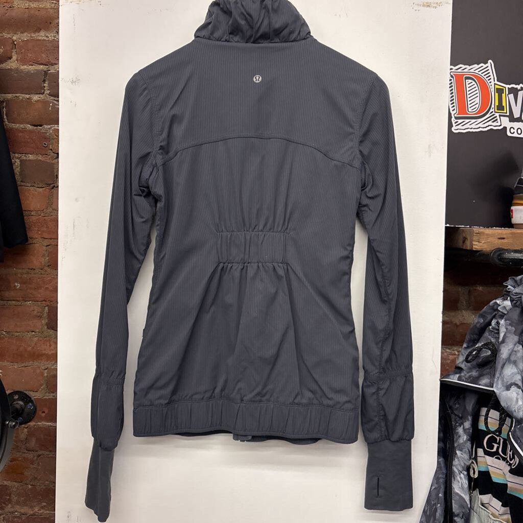 Lululemon Grey Full Zip Jacket Ladies Size S