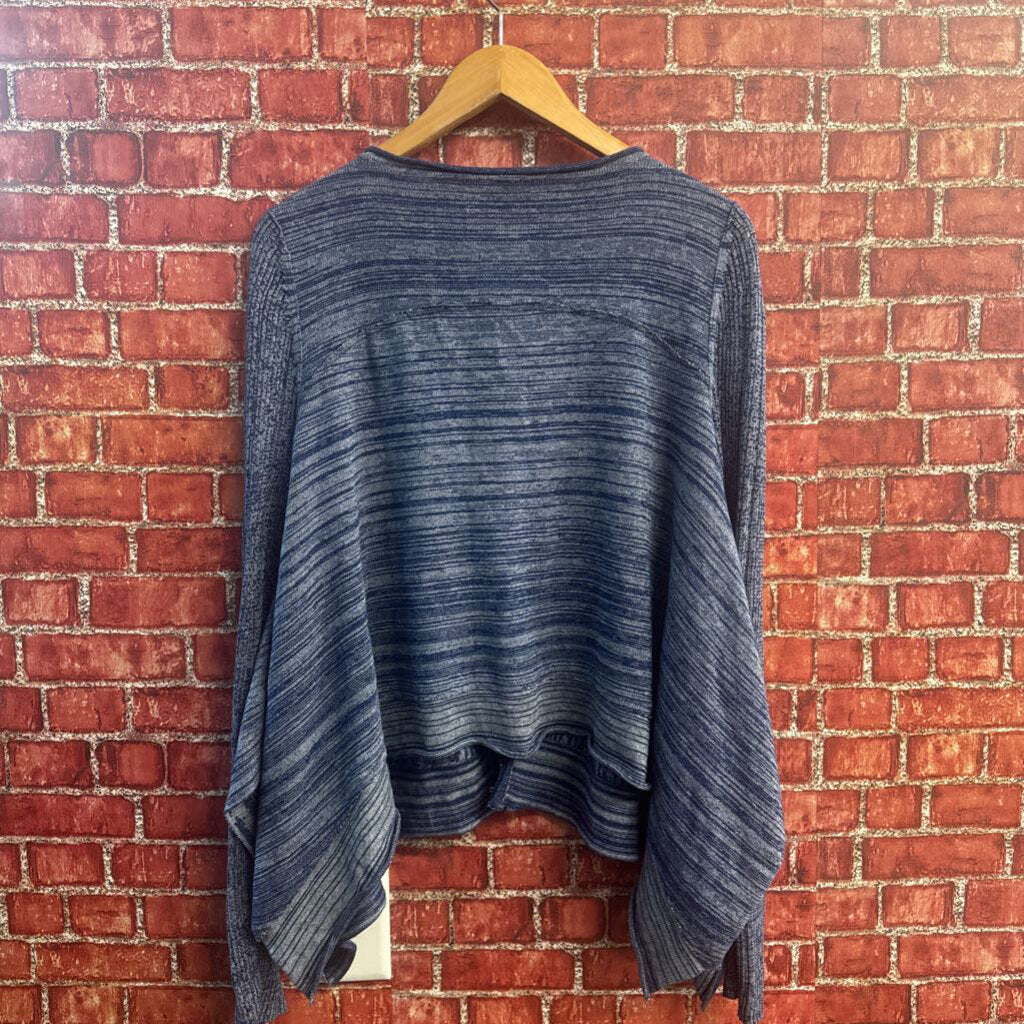 Free People Blue Clip Cardigan Sweater Ladies Size L