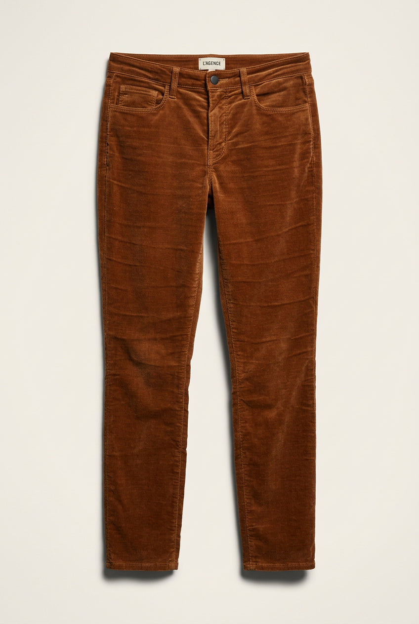 L'agence Brown Slim Fit Pants Ladies Size 27