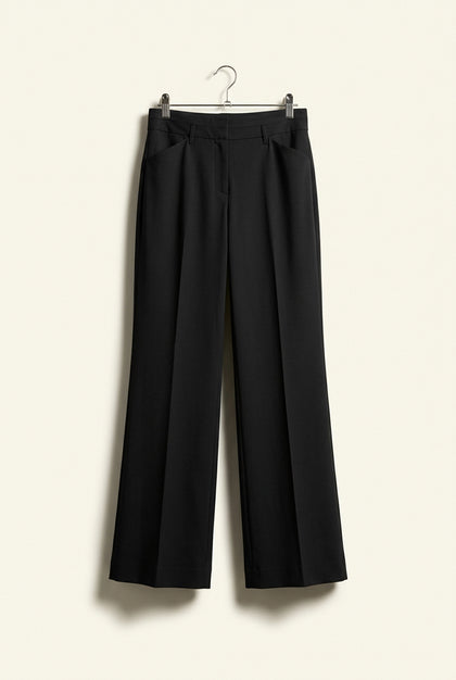 Theory Black Wool Trouser Pants Size 4