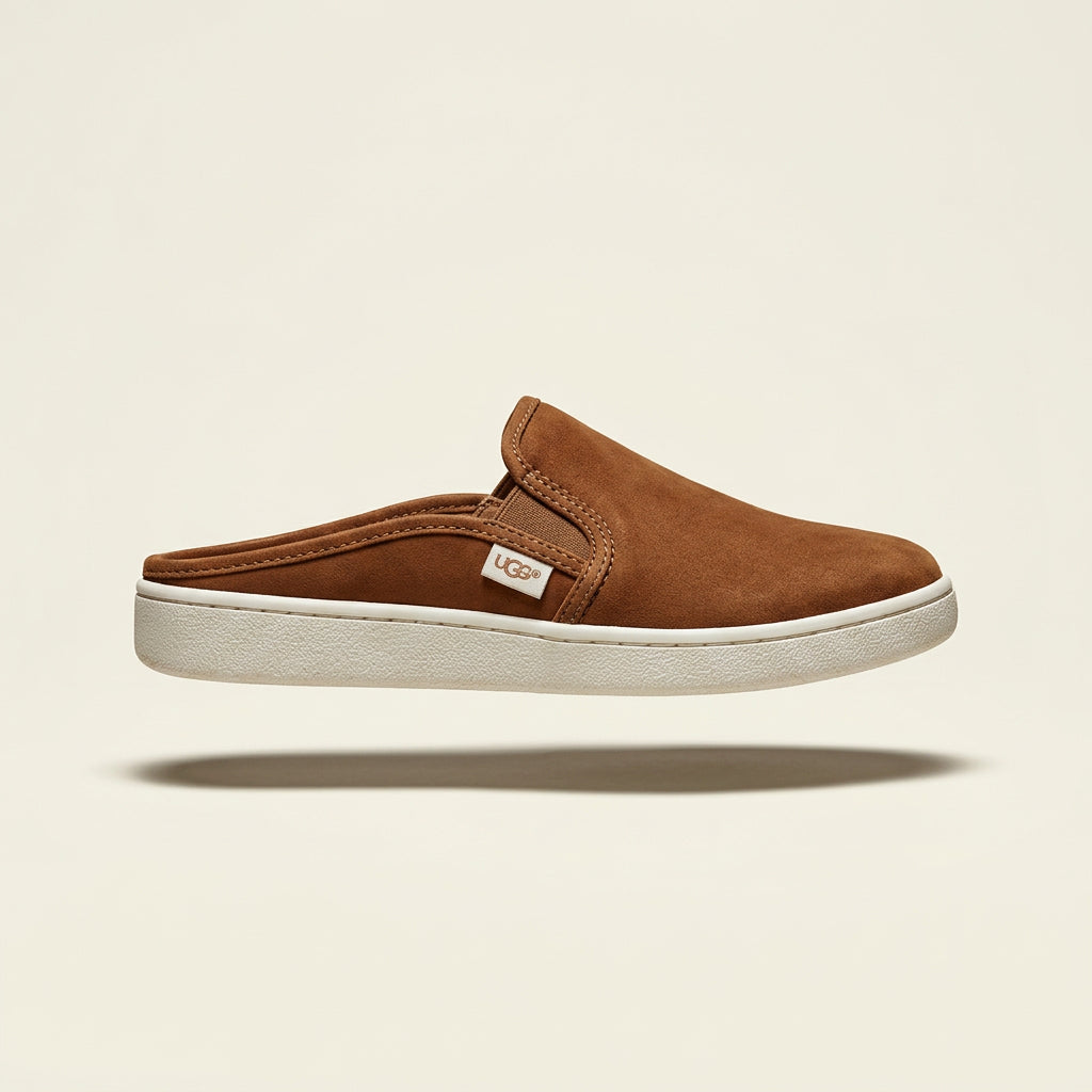 Ugg Brown Leather Slides Size 6L