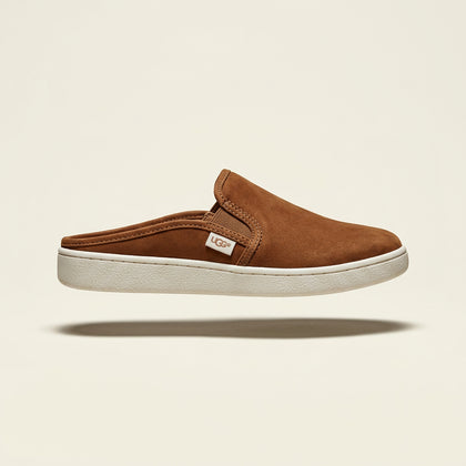 Ugg Brown Leather Slides Size 6L