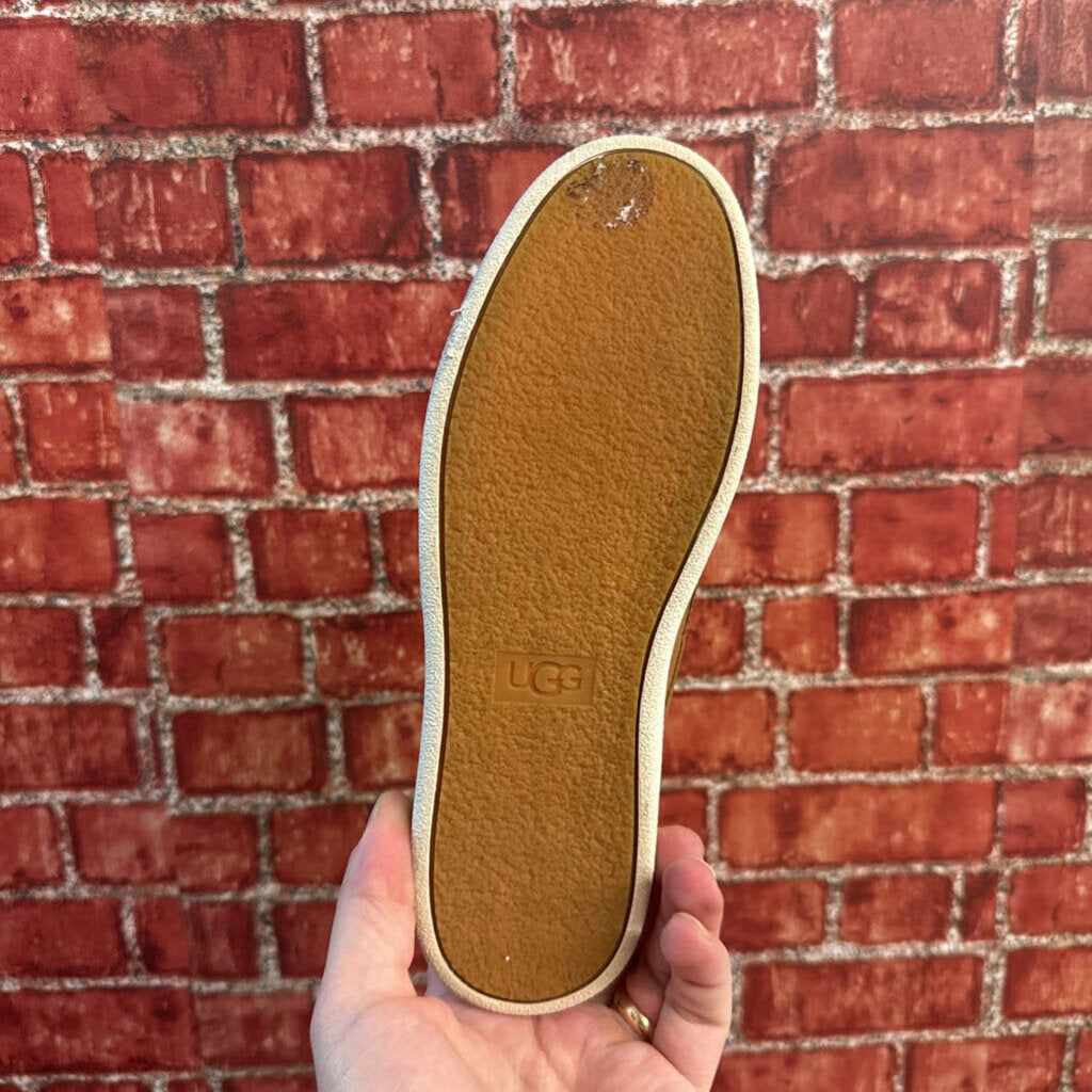 Ugg Brown Leather Slides Size 6L
