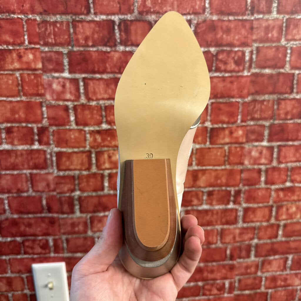 ILVi Multi Color Pointed Toe Western Mules Size 39