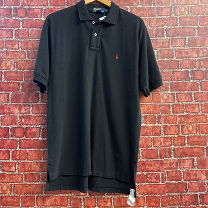 Polo Ralph Lauren Short-Sleeve Mesh Polo T-Shirt Black Size L