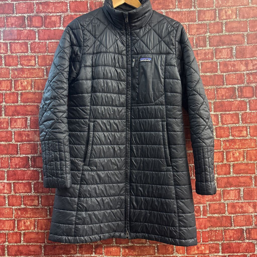 Patagonia Midlength Puffer Jacket Black Size L