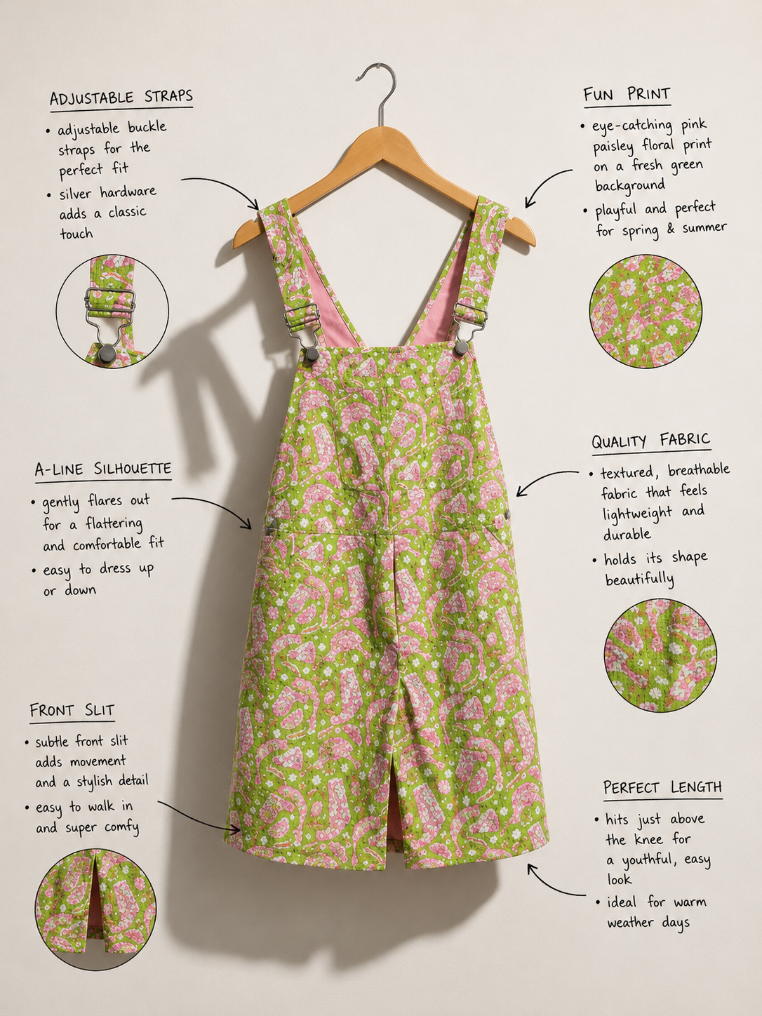 Lilly Pulitzer Overall Shorts Lobsters Green/Pink