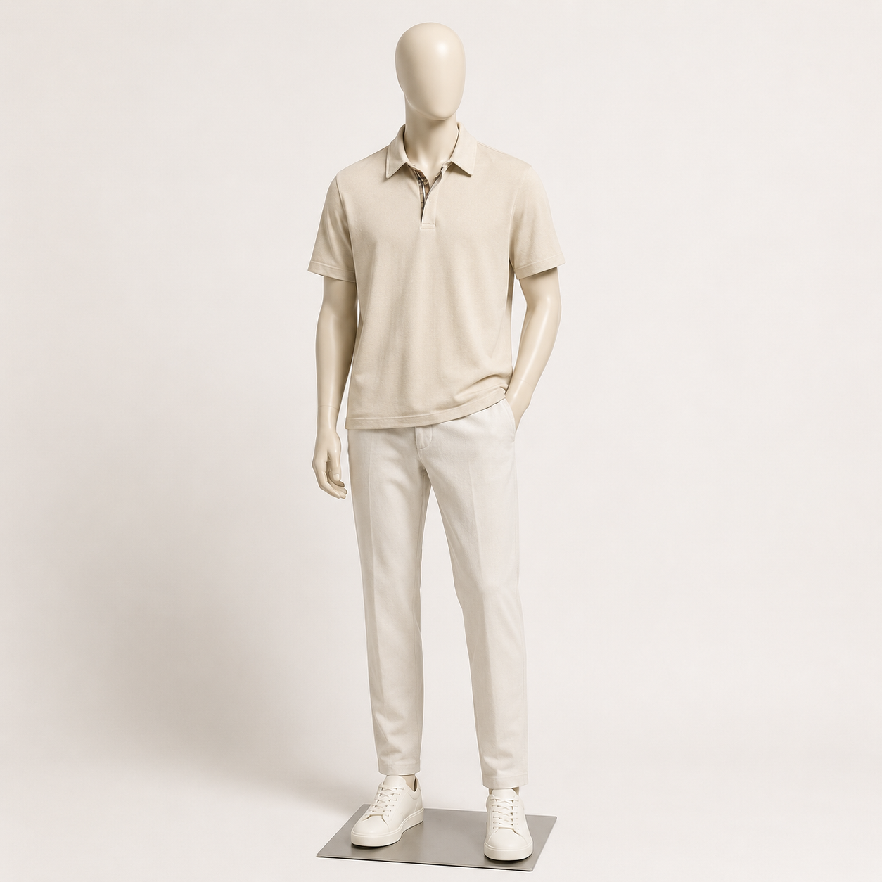 Burberry Polo Cream Size L