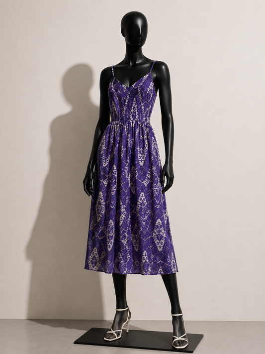 Rebecca Taylor Tank Dress Silk Purple Size S