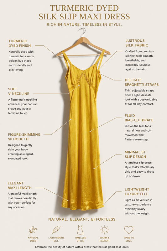 Diversity Repair Lab x Vintage Slip 'More Thrash Less Trash' Turmeric Stained Yellow