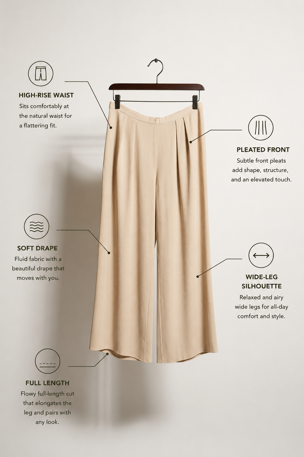Tarun Tahiliani Silk Pant Tan Size M