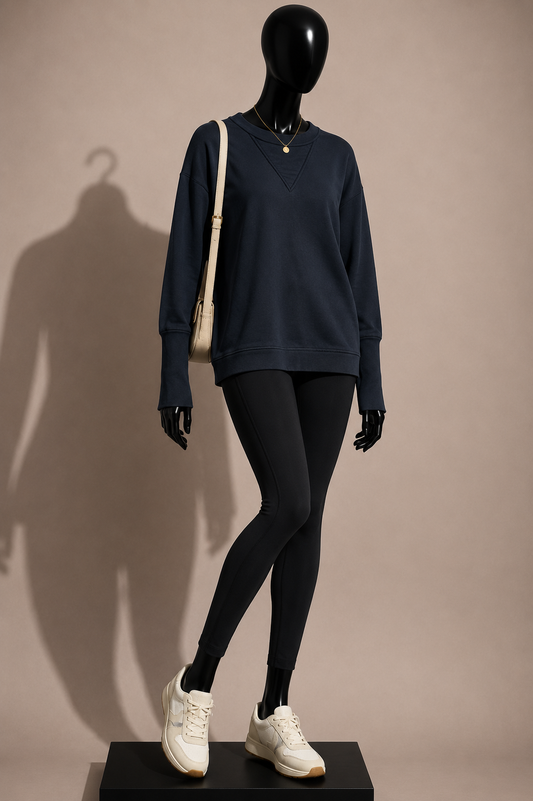 Diesel Vintage Crewneck Mini Dress Zipper Shoulder Charcoal Size XS