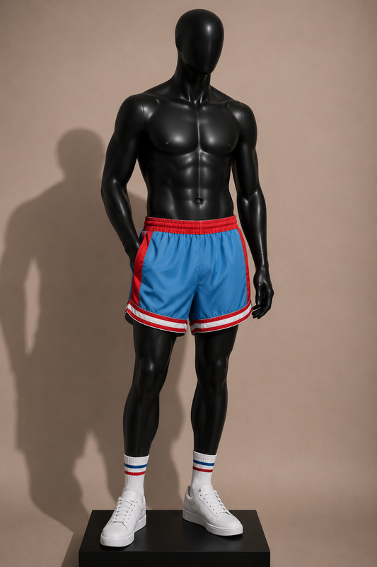 Vintage Athletic Shorts Red/Blue Men’s Size Medium