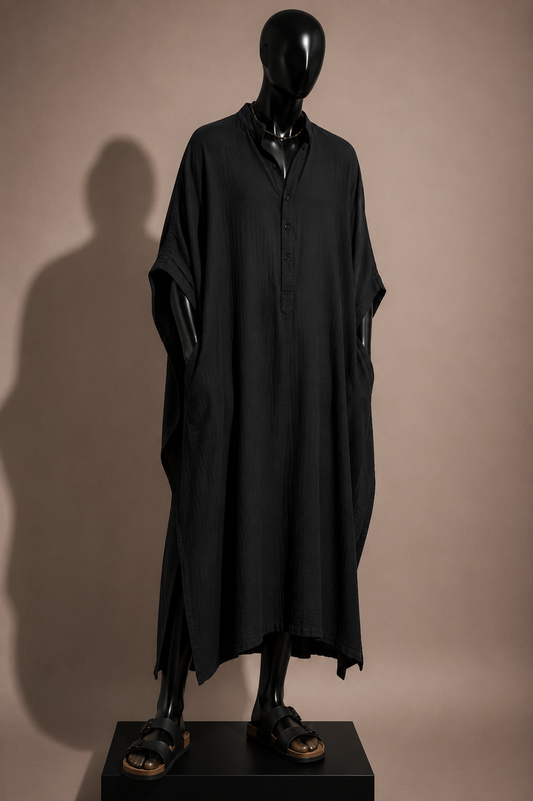 Corey Lynn Calter Kaftan Black Size S/M